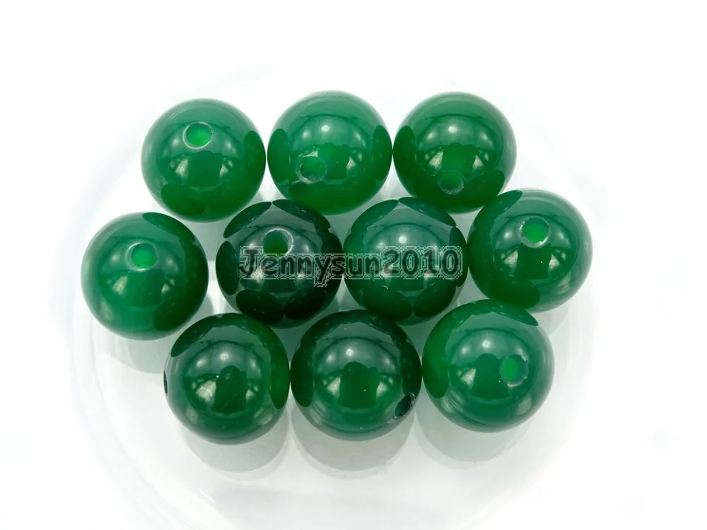 Натуральные 6 мм зеленые драгоценные камни Ag-ate камень (2 мм) большое отверстие