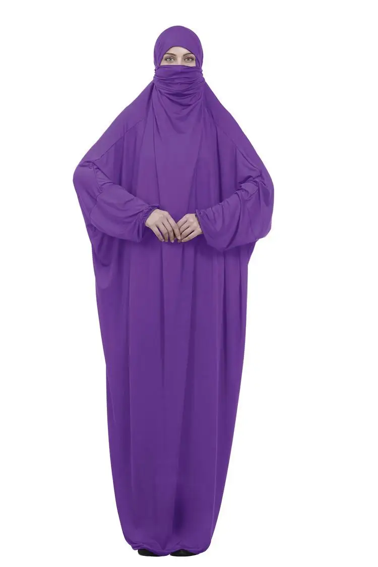Burqa Khimar jilbaba abaya Kaftan tobe мусульманский хиджаб платье исламское молебовое платье для молитвы служение полное покрытие рукав летучая мышь