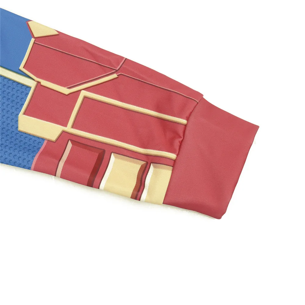 Косплей мужской женский свитер капитан Марвел костюмы Carol Danvers Ms Marvel 3D куртка с