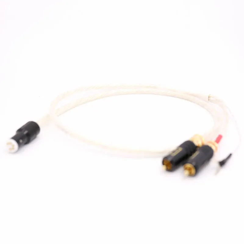 Кабель Tonarm 1 5 м контактный DIN и RCA Phono аналоговый кабель|cable pin|din pindin pin |