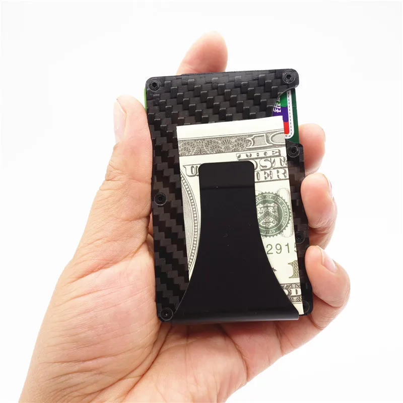 Металлический компактный кошелек для кредитных карт с технологией RFID