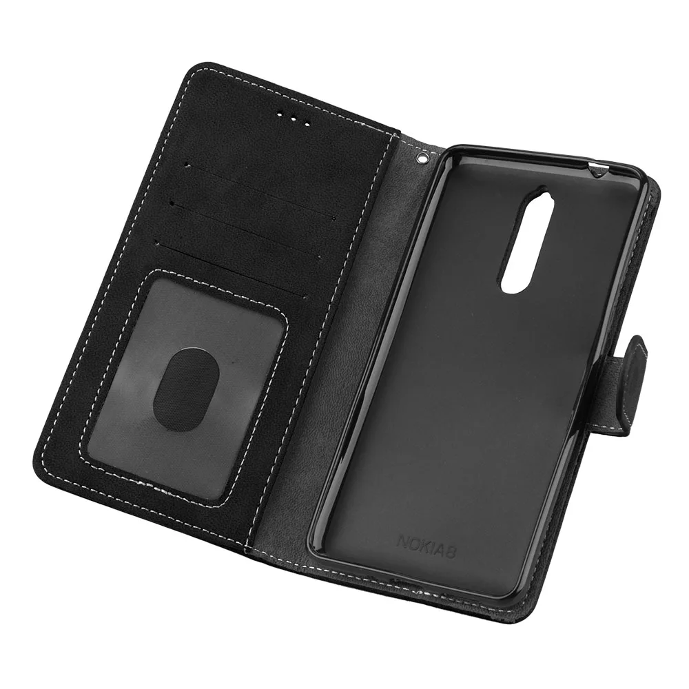 Магнитный матовый чехол для Nokia Lumia 3 5 6 7 8 435 520 535 550 625 630 640 650 830 930 950 XL кошелек PU