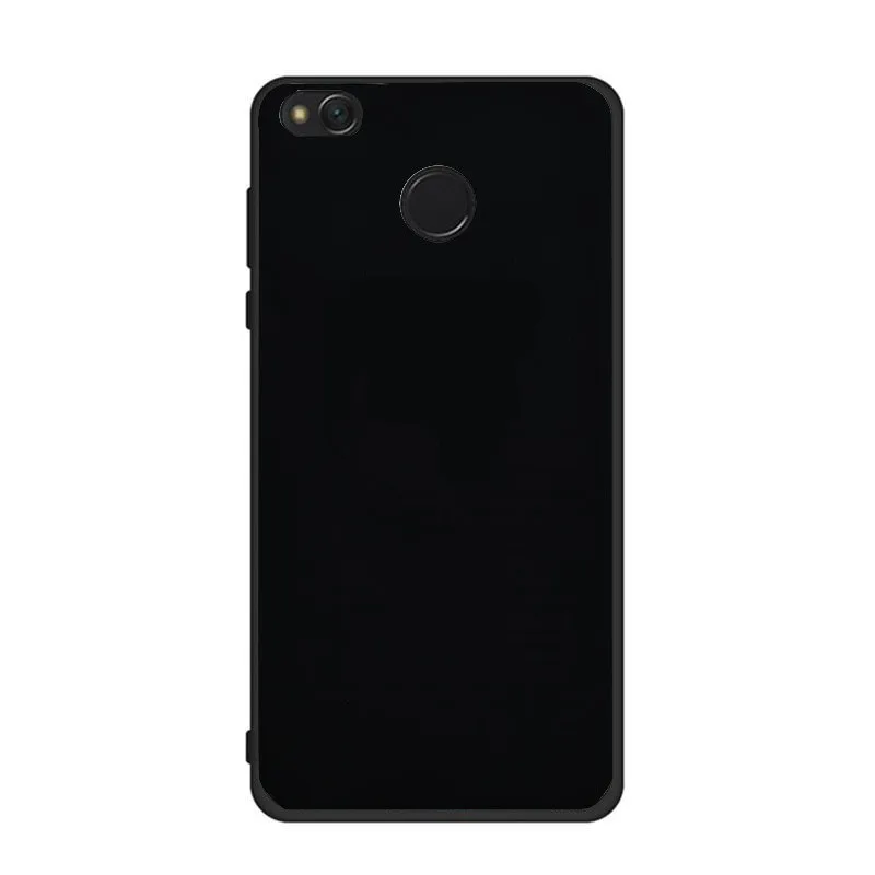 Силиконовый чехол для телефона Xiaomi Redmi 4x задняя крышка Черный Забавный сумка