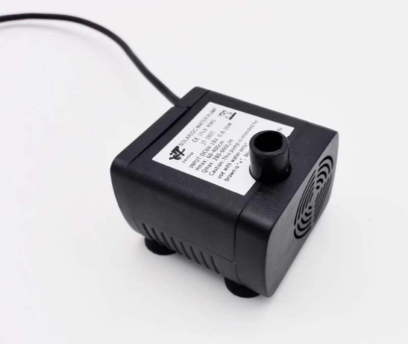 Водяной насос постоянного тока JT 280 погружной моторный 12 В 24 В|dc water pump|micro dc pumpmotor