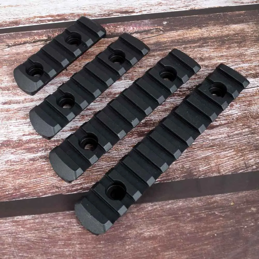 4 шт./компл. Тактические Airsoft полимерная Пикатинни M-LOK для MOE Handguard лазерный прицел охотничья аксессуары