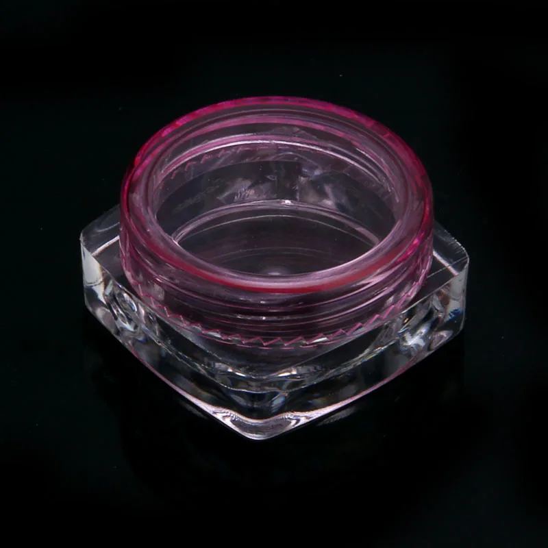 Pink 10 шт./лот, 5 г, банка для крема, косметический контейнер, пустые тени для век, макияж, крем для лица, бальзам для губ, горшок для красоты, многоразовые бутылки, 11 цветов - Цвет: Pink