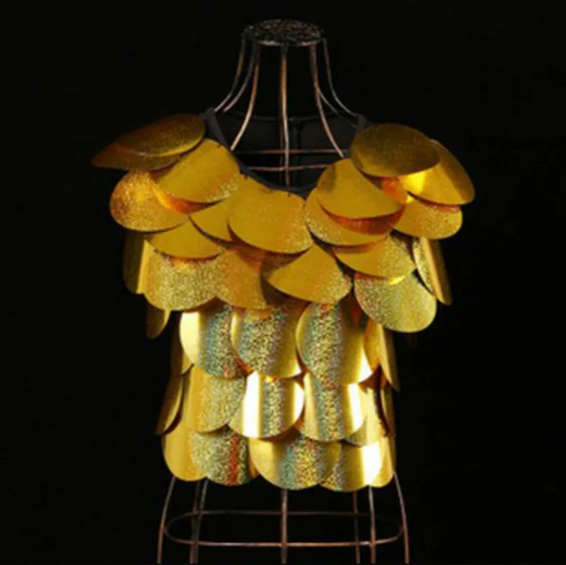 Женский костюм для бальных танцев блестящий короткий топ с блестками |