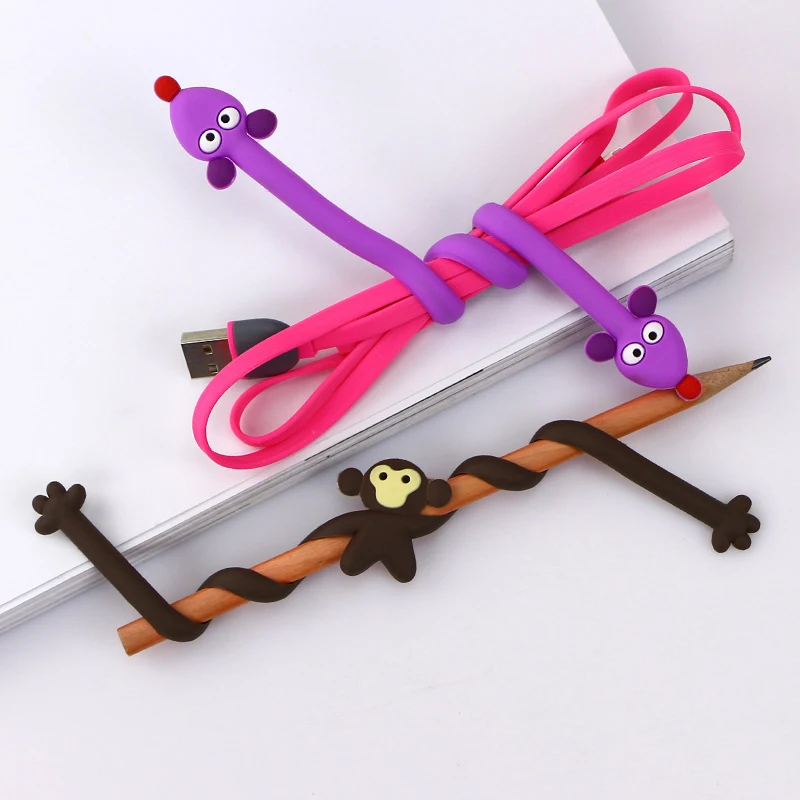 Милые кабели с ушным механизмом зажим для мешка Шпулька устройство организации