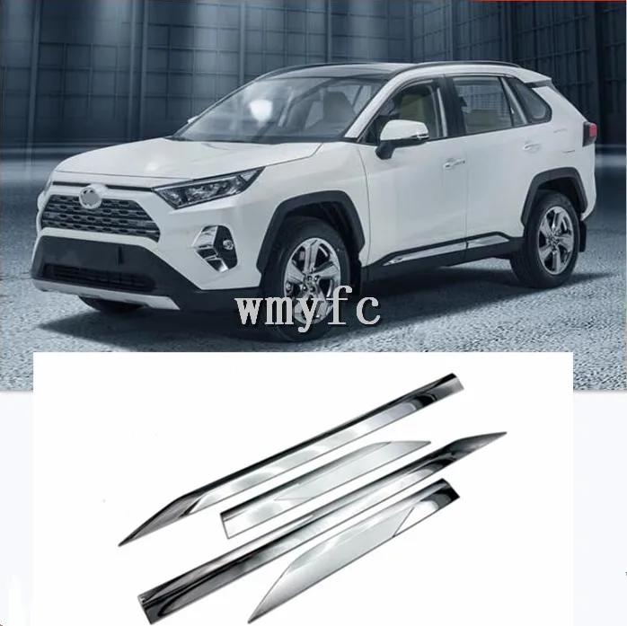 ABS хромированный корпус двери молдинг подходит для Toyota RAV4 2019 2020 автомобильные