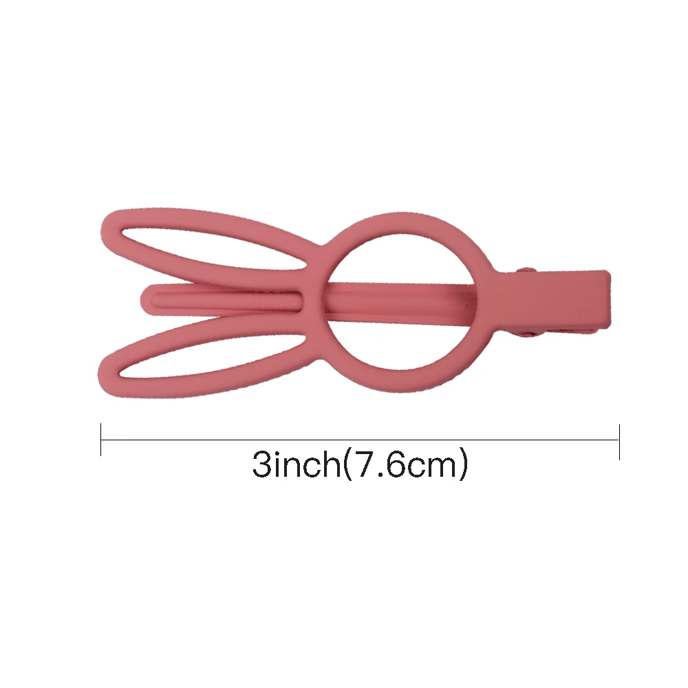 Аксессуары для волос IBOWS корейские Мультяшные заколки девочек Однотонные из