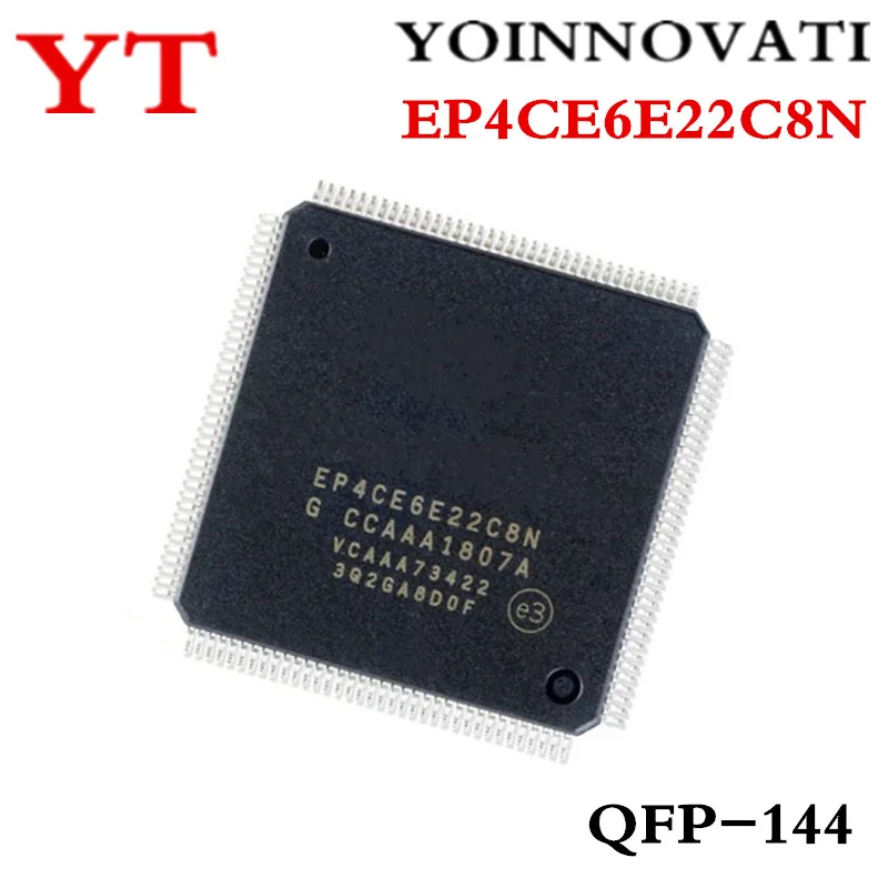 Бесплатная доставка 5шт/партия EP4CE6E22C8N EP4CE6E22C8 FPGA 91 I/O 144 EQFP лучшее качество