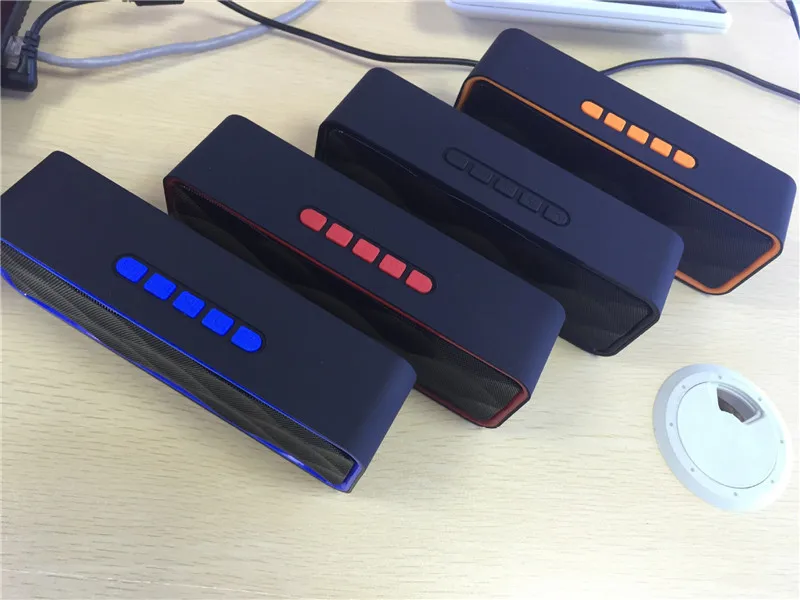 Поддержка TF карты fm-радио Bluetooth динамик s портативный беспроводной динамик для ПК для телефона сабвуфер стерео