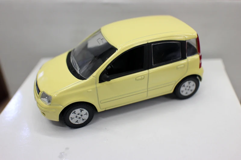 N OREV 1:43 FIA T PANDA YELLOW boutique литые игрушки для детей детские модель оригинальная