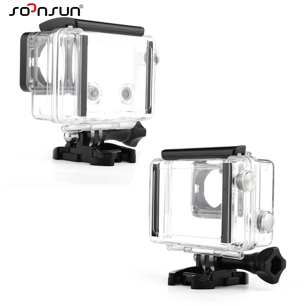SOONSUN подводный водонепроницаемый чехол для дайвинга с задней крышкой BacPac GoPro Hero 4 3