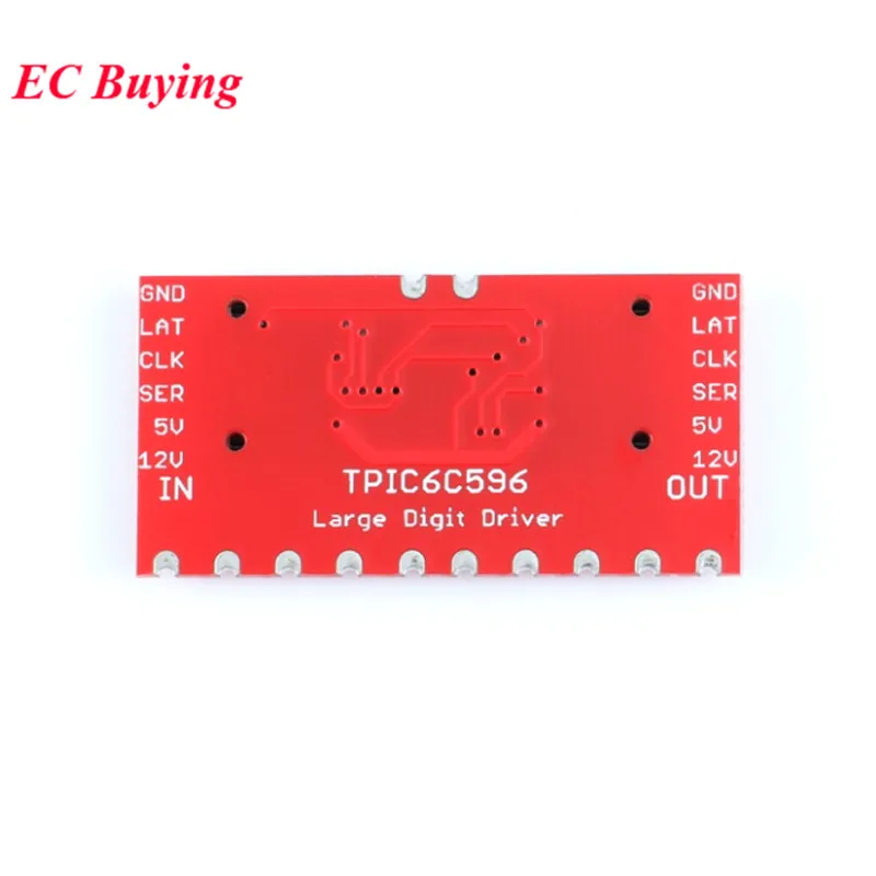TPIC6C596 модуль регистра 8 битный регистр сдвига 7 сегментный дисплей цифровой