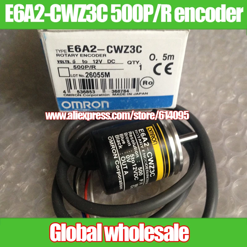 1 шт. E6A2 CWZ3C 500 P/R кодировщик для OMRON/500 линейный оптический поворотный кодер/от 5 до
