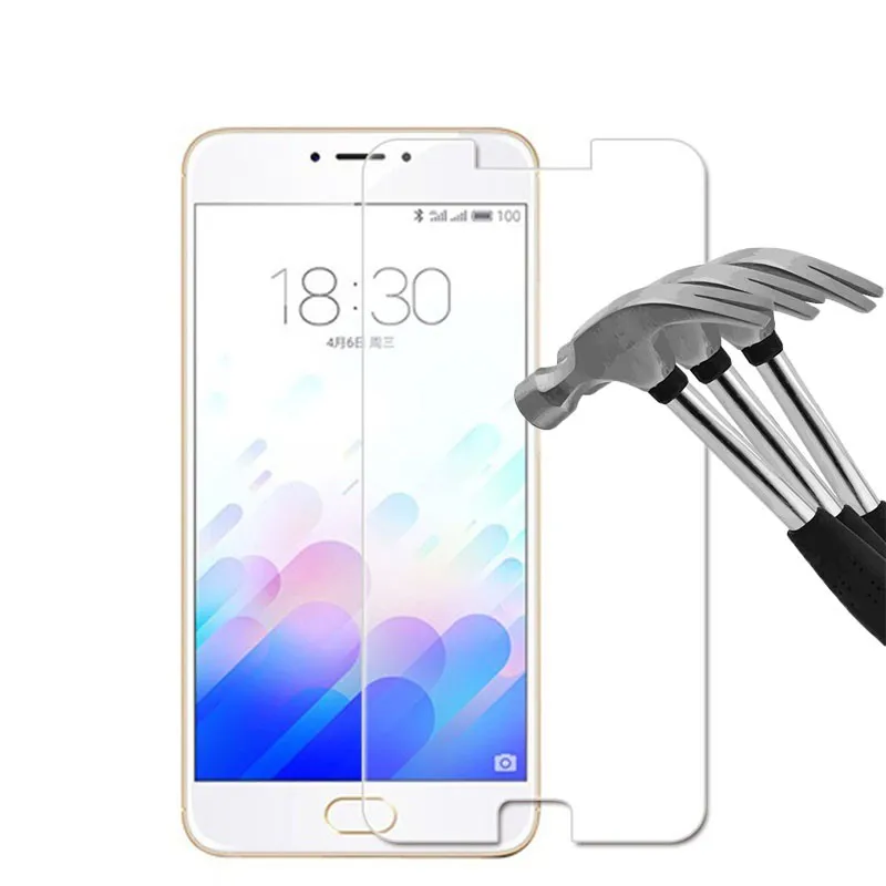 2 piezas de vidrio Protector de pantalla Meizu U20 vidrio templado para Meizu U20 vidrio Anti-rasgu&ntilde;o Protector de pel&iacute;cula de tel&eacute;fono WolfRule-0