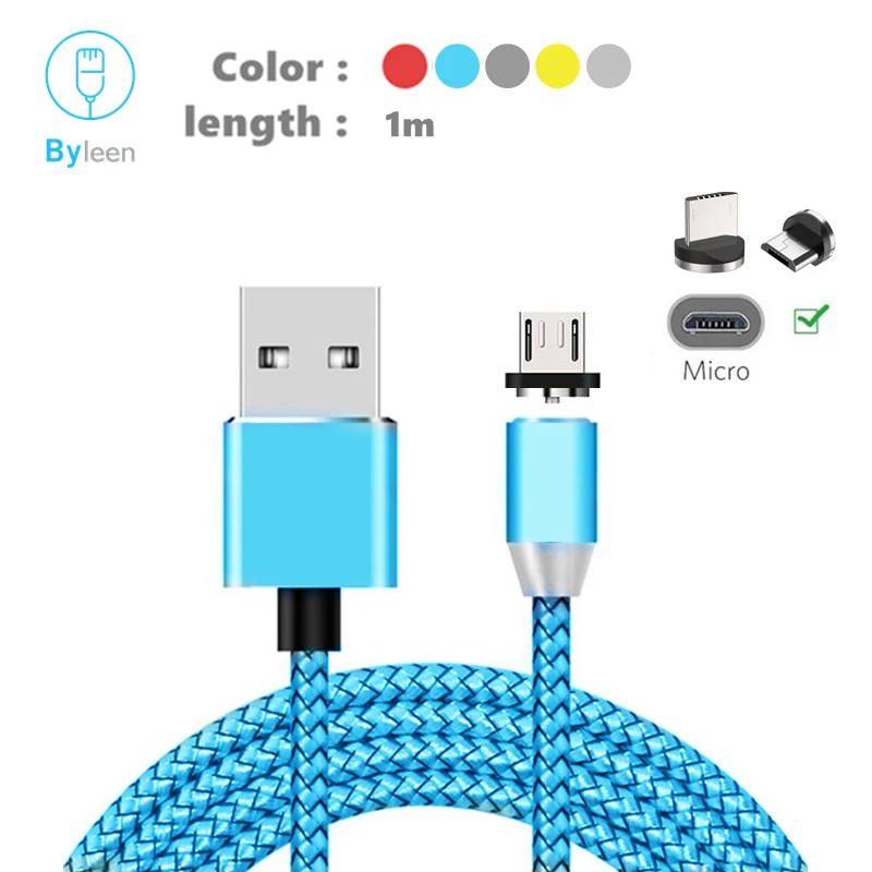 Магнитный зарядный кабель Micro USB для Samsung S7 S6 шнур Oukitel C11 C12 Pro U11 Plus U17 U19 K5 J6 C4 C5 C8
