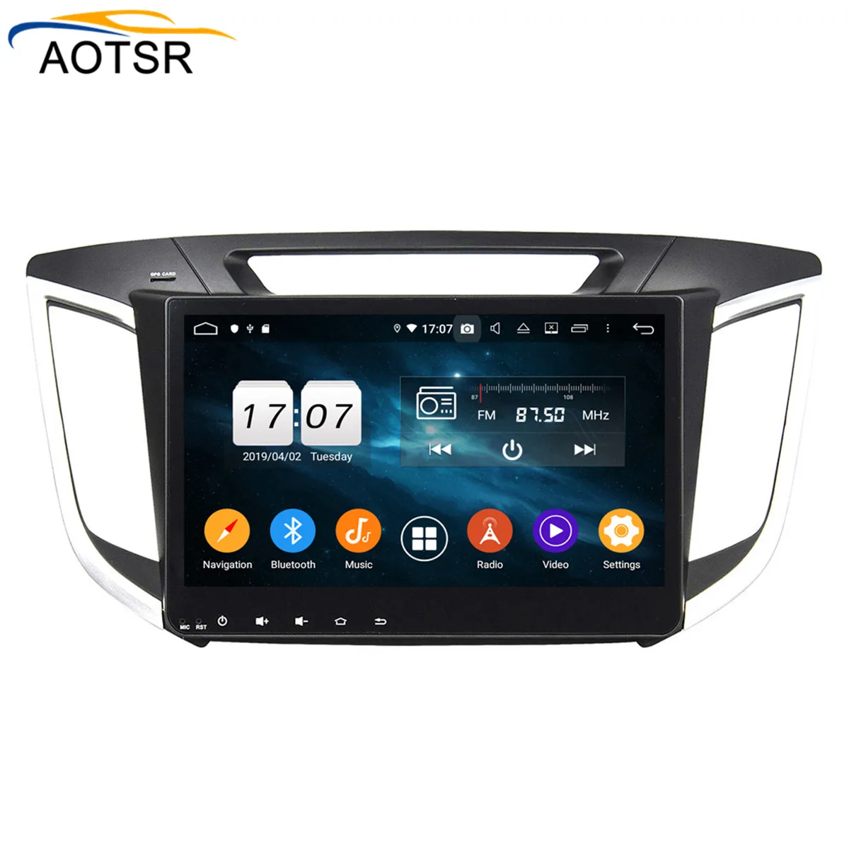 Автомобильный мультимедийный плеер 2 din Android 9 0 DVD GPS для Hyundai Creta ix25 2014