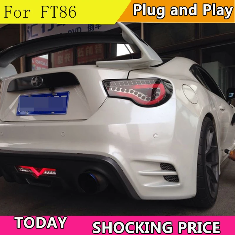 Задний фонарь doxa для Toyota GT86 FT86 светодиодный Светодиодная лампа багажника сигнал