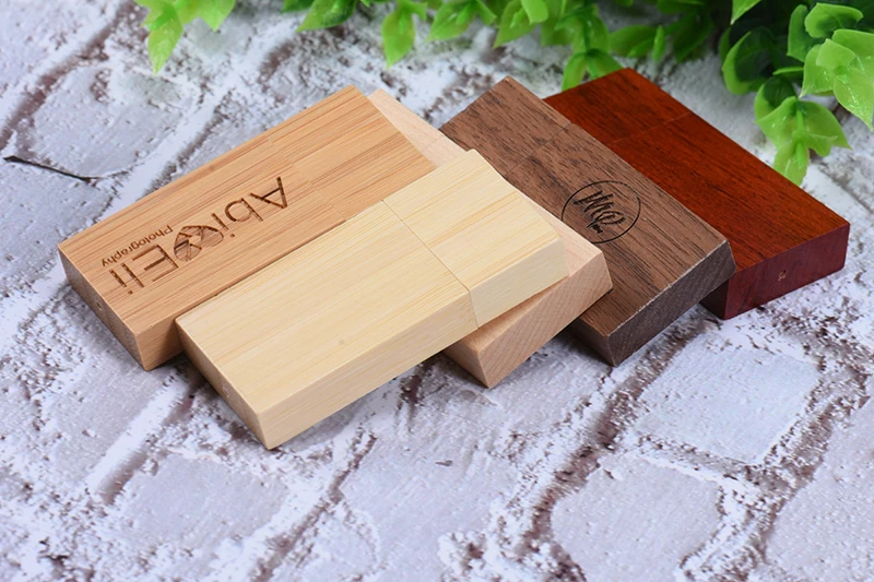 JASTER Прямая упаковка подарочной коробки bambu usb 2,0 флэш-карта памяти, Флеш накопитель для компьютера