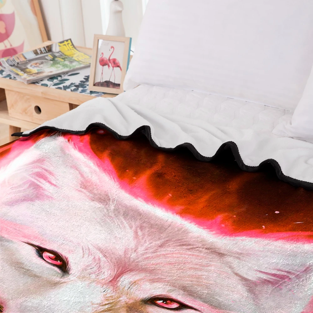 2019 высококачественное толстое одеяло manta Red Rose Wolf s в западном стиле siesta покрывало