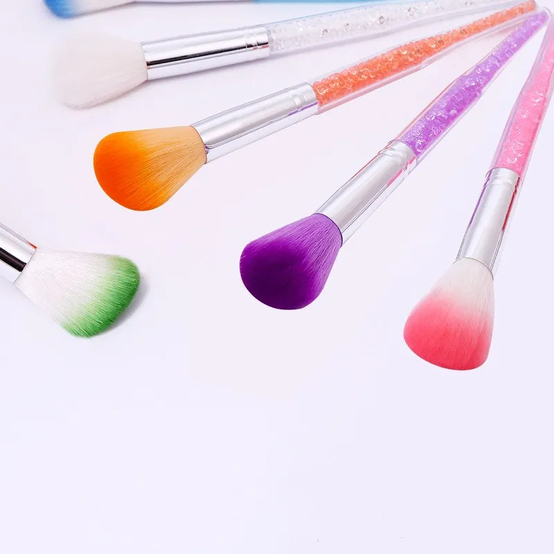 BKLD New Nail brush dust treatment of nail art beauty makeup long handle with drill pipe filter tool accessories | Красота и здоровье