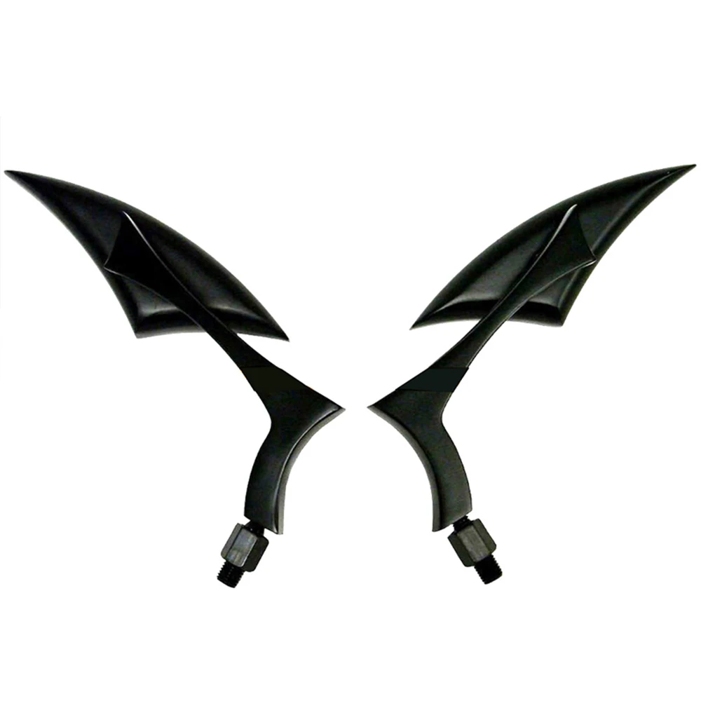 

Motorcycle Custom Black Spear Mirrors For Harley Dyna Softail Sportster Road King Electra