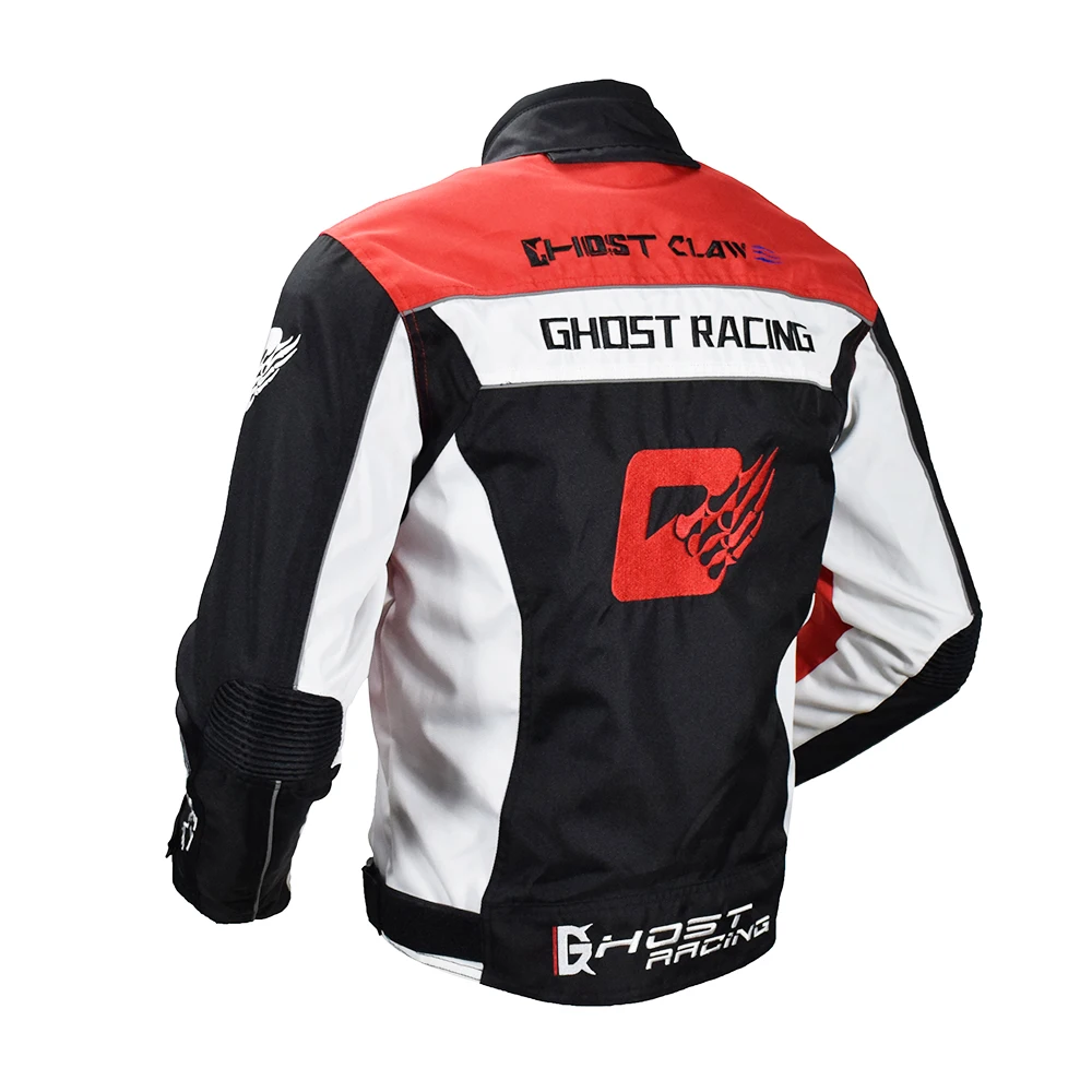 Модная мотоциклетная куртка из ткани Оксфорд GHOST RACING водонепроницаемая