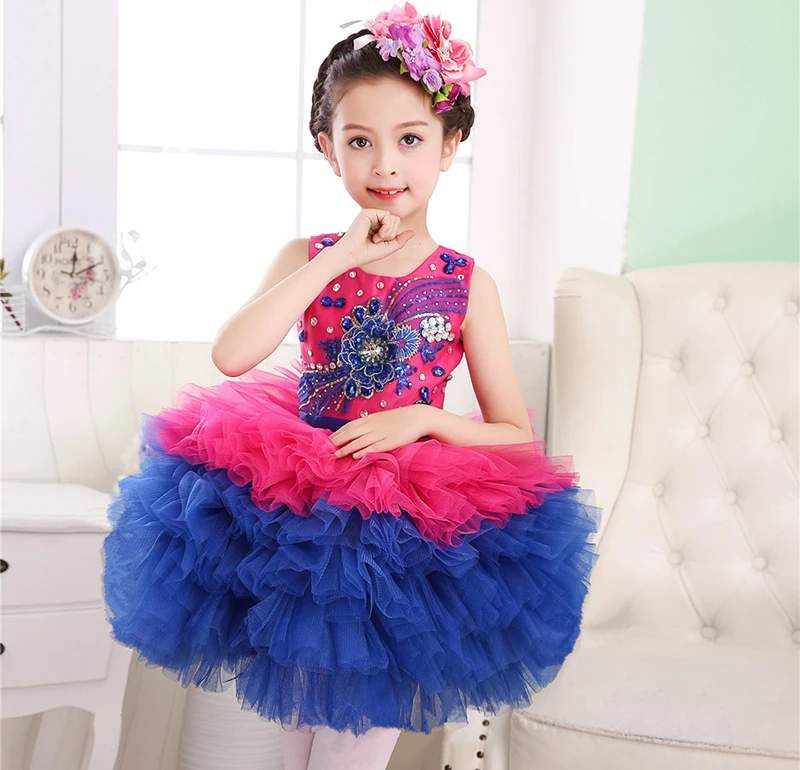 Акция милое балетное платье для девочек детское танцевальное балета в стиле