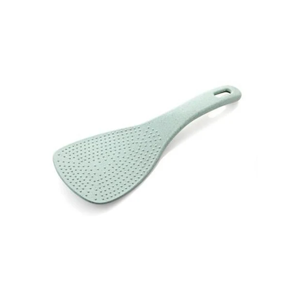Green Spoons XZJJA эко-защита Пшеничная солома совок для риса антипригарная еда столовая ложка ковш кухонная утварь большой рис весло плита ложки лопатки - Цвет: Green Spoons
