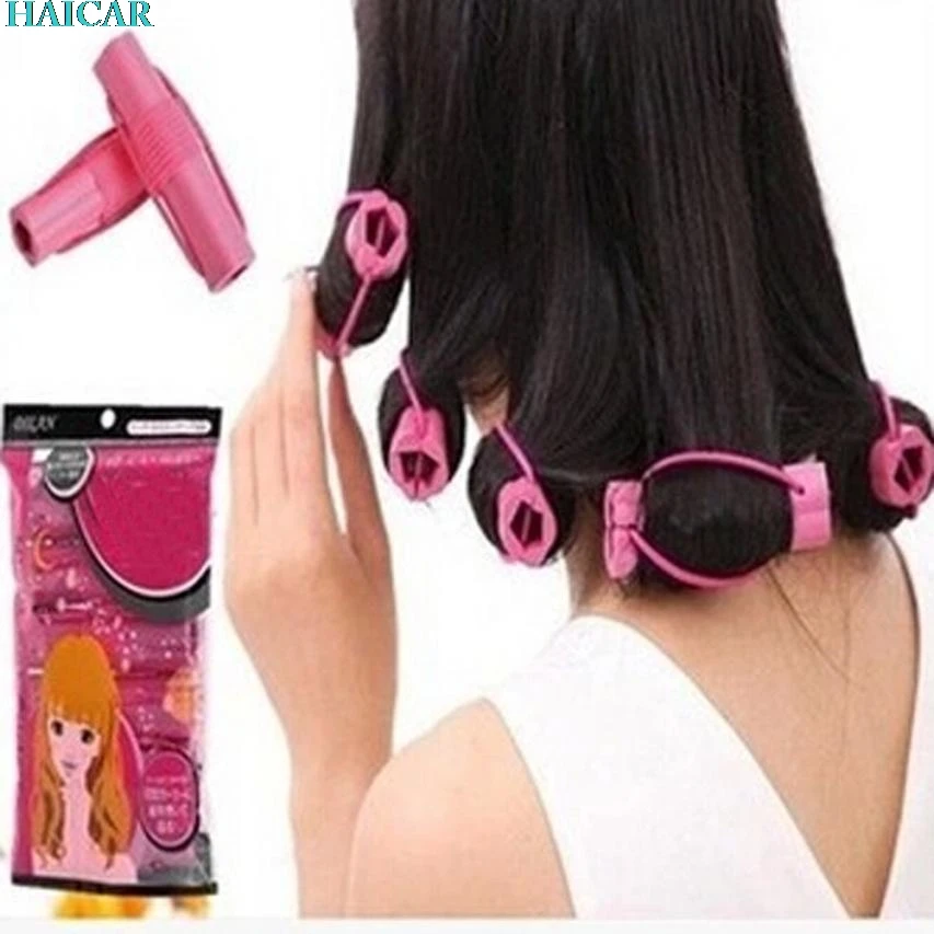 Бигуди для завивки 6 шт. мягкие поролоновые закрученные кудри сделай сам