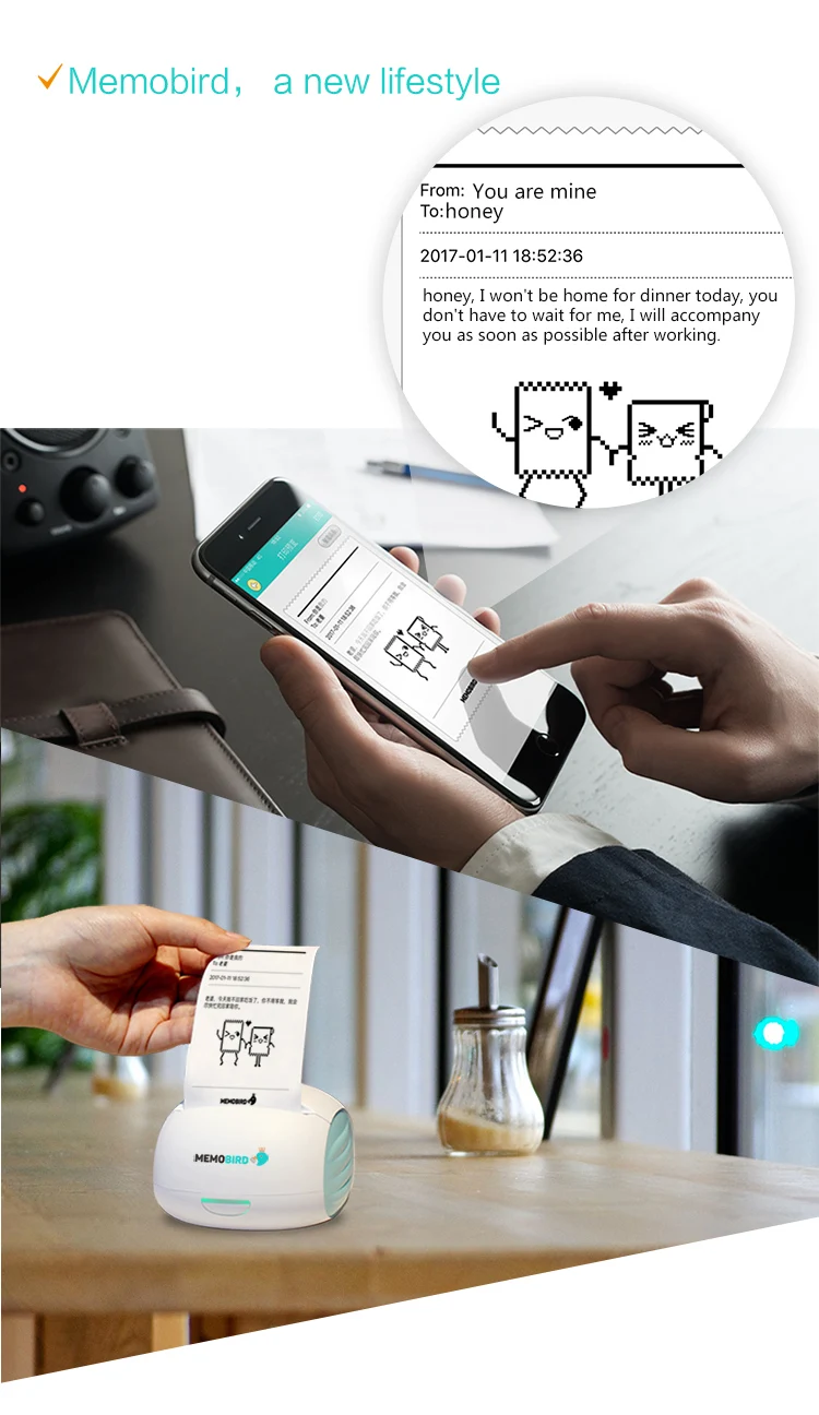 MEMOBIRD G2 портативный мини-принтер для печати штрих-кодов беспроводной карманный Термопринтер для печати этикеток Wifi фотопринтер JEPOD