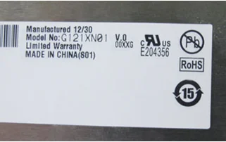 Optronics 12 1 дюймов G121XN01 v0 экран используется в промышленности контроль 1024*768 высокие