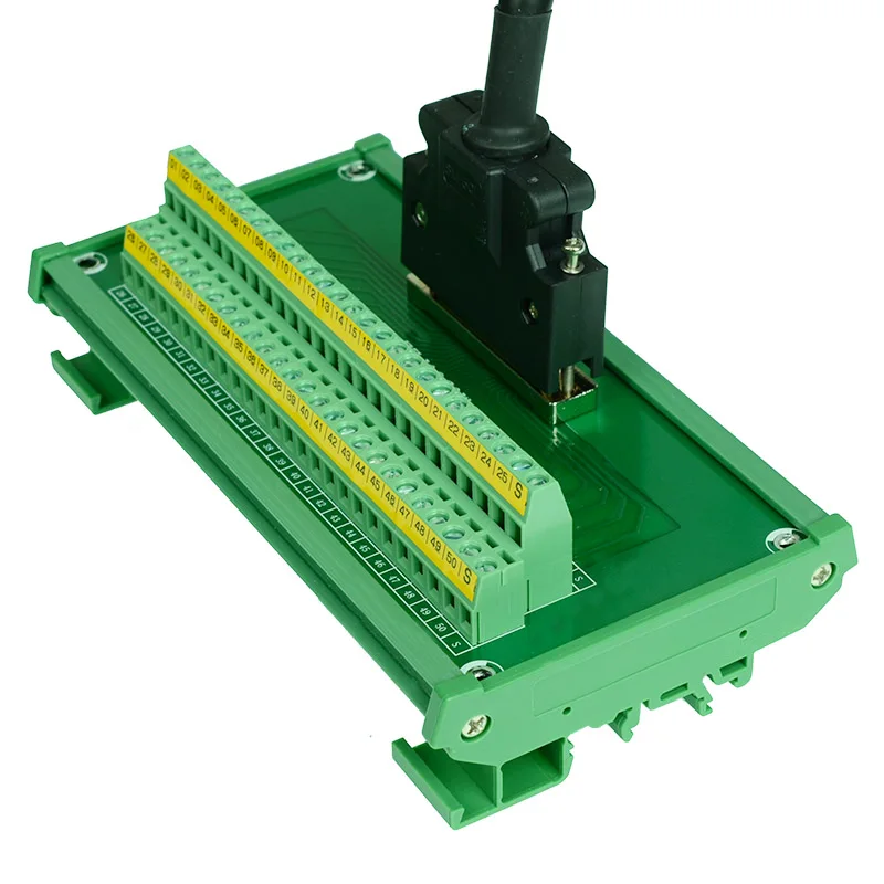 Универсальный SCSI 50 SCSI50 CN50 секционный клеммный блок интерфейс для MR-J3, Yaskawa сервоприводы SCSI50 кабель