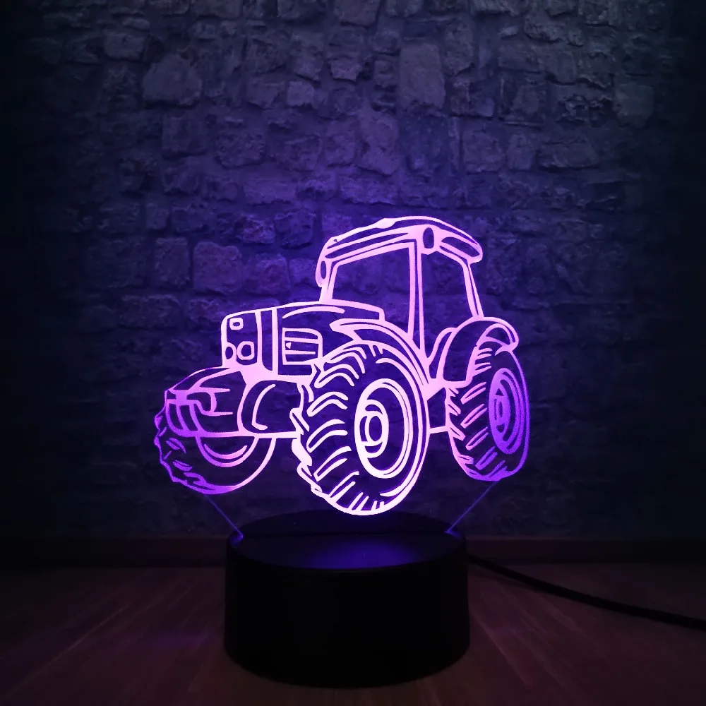 Горячая Распродажа пляж багги автомобиль 3D светодиодный светильник 7 цветов