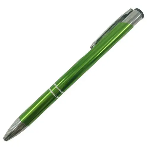 green 20 шт Персонализированная металлическая шариковая ручка с гравировкой, персонализированный свадебный подарок, свадебный подарок, настраиваемый рекламный подарок - Цвет: green