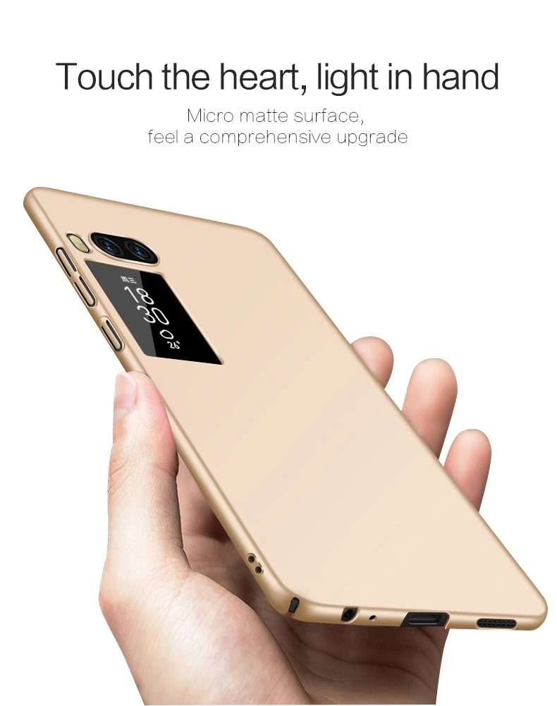 For Meizu Pro 7 Case Ultra-thin Smooth Cover Hard PC Protective Back 5.2&quot Free Shipping HATOLY |
