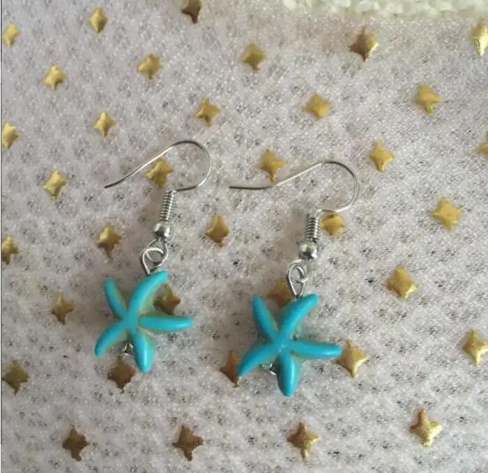 Комплект из серег и ожерелья в стиле ретро панк готика морская звезда|fashion jewelry