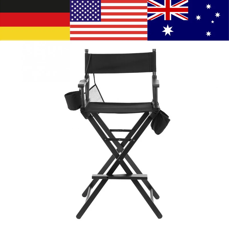 Стул для макияжа из высокой алюминиевой рамы стул художника складная уличная