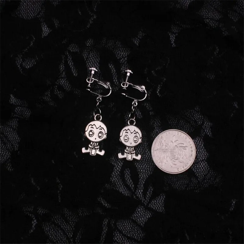 Детские серьги-клипсы для мальчиков Винтажные без пирсинга девочек клипса ушей в