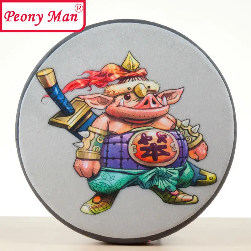 High Quality! 3D Simulation Plush Chinese Zodiacs Cushion Round Pillow Chair Seat Sofa Meditation Floor Cushions Birthday Gift | Дом и сад