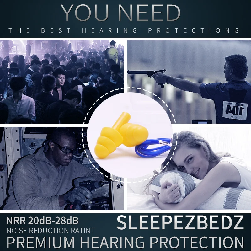 3 пара Водонепроницаемый Одежда заплыва силиконовые Плавание беруши для