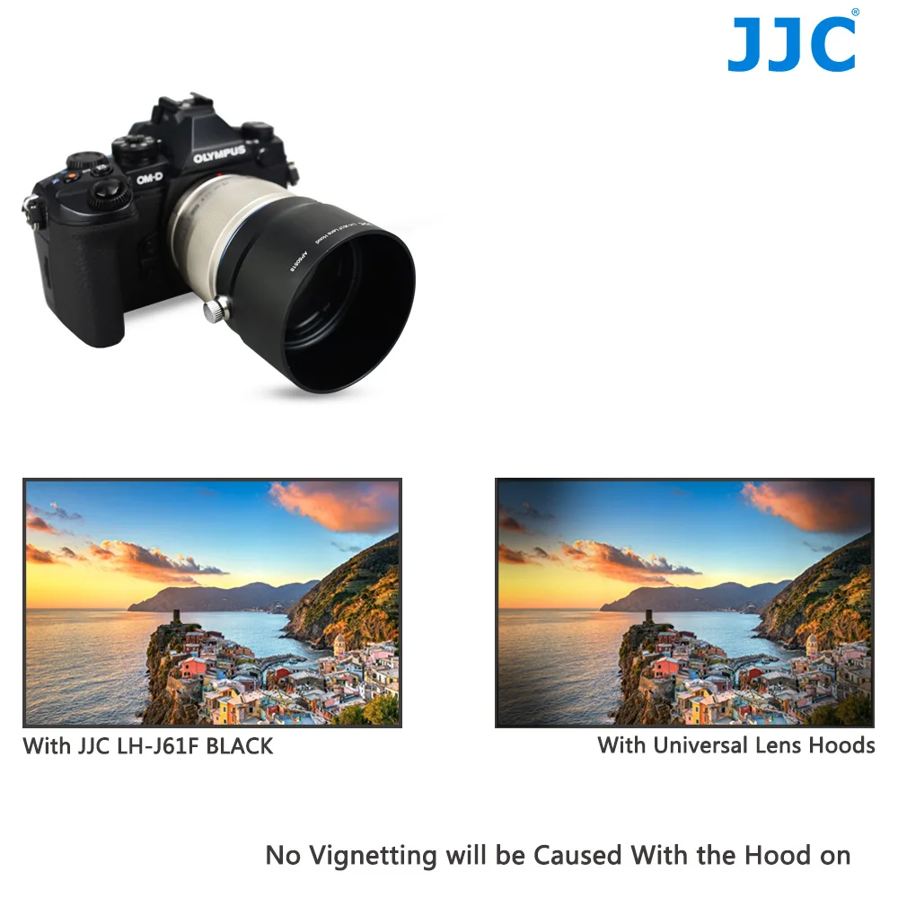 JJC металлическая бленда объектива 58 мм защита для OLYMPUS M.ZUIKO DIGITAL ED 75 F1.8 заменяет