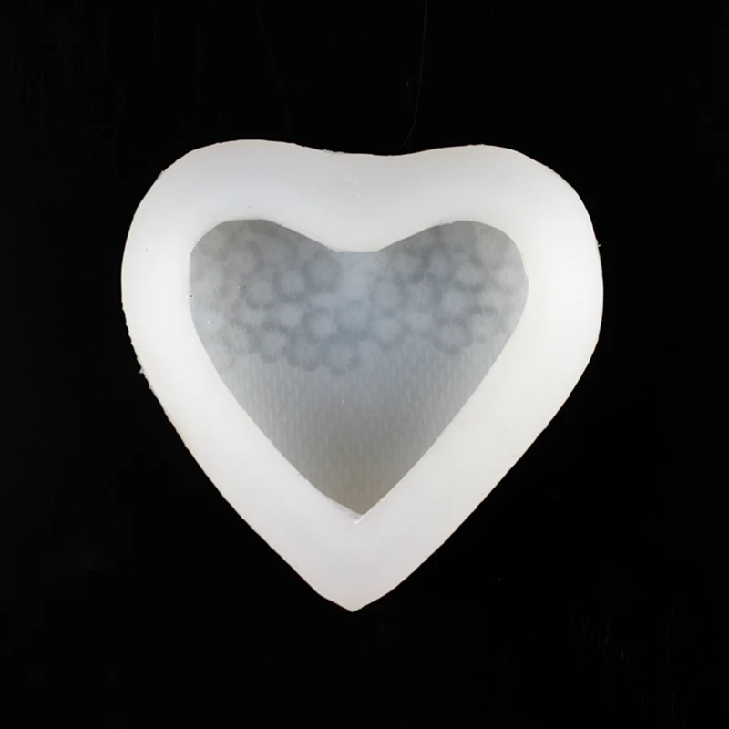 

3D Love Heart Silicone Soap Mold Flowers Shaped DIY Candel Chocolate Mould Art Tools for Soap Making