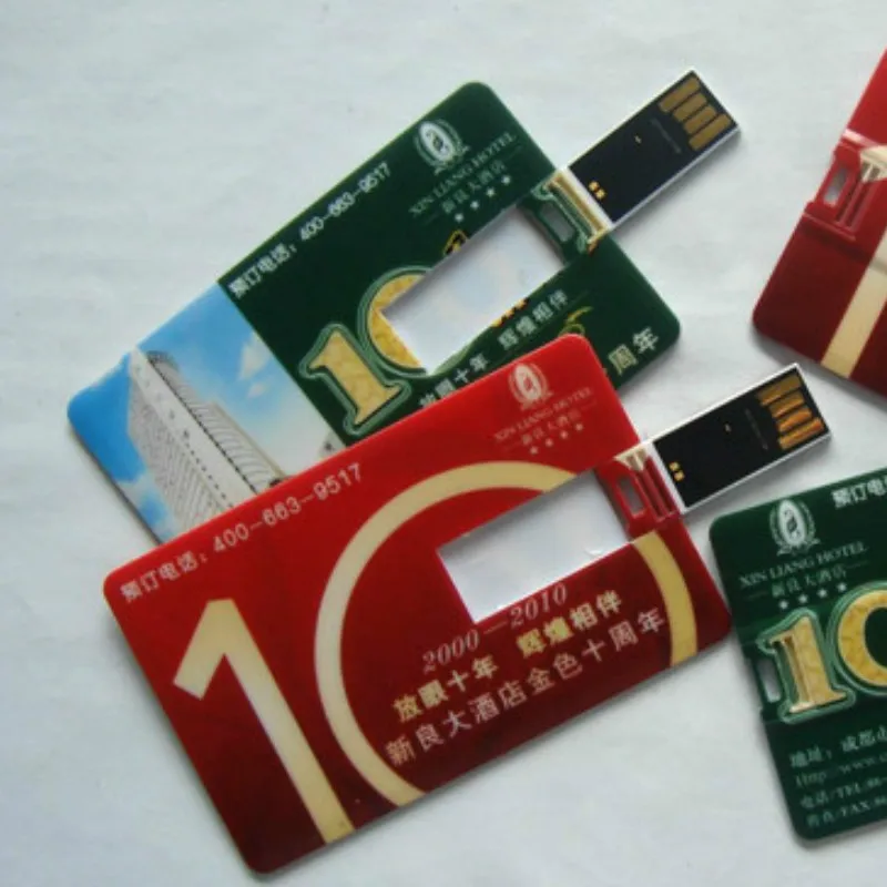 Бесплатный индивидуальный ЛОГОТИП кредитной карты Флэш Накопитель USB pen drive 4 ГБ 8