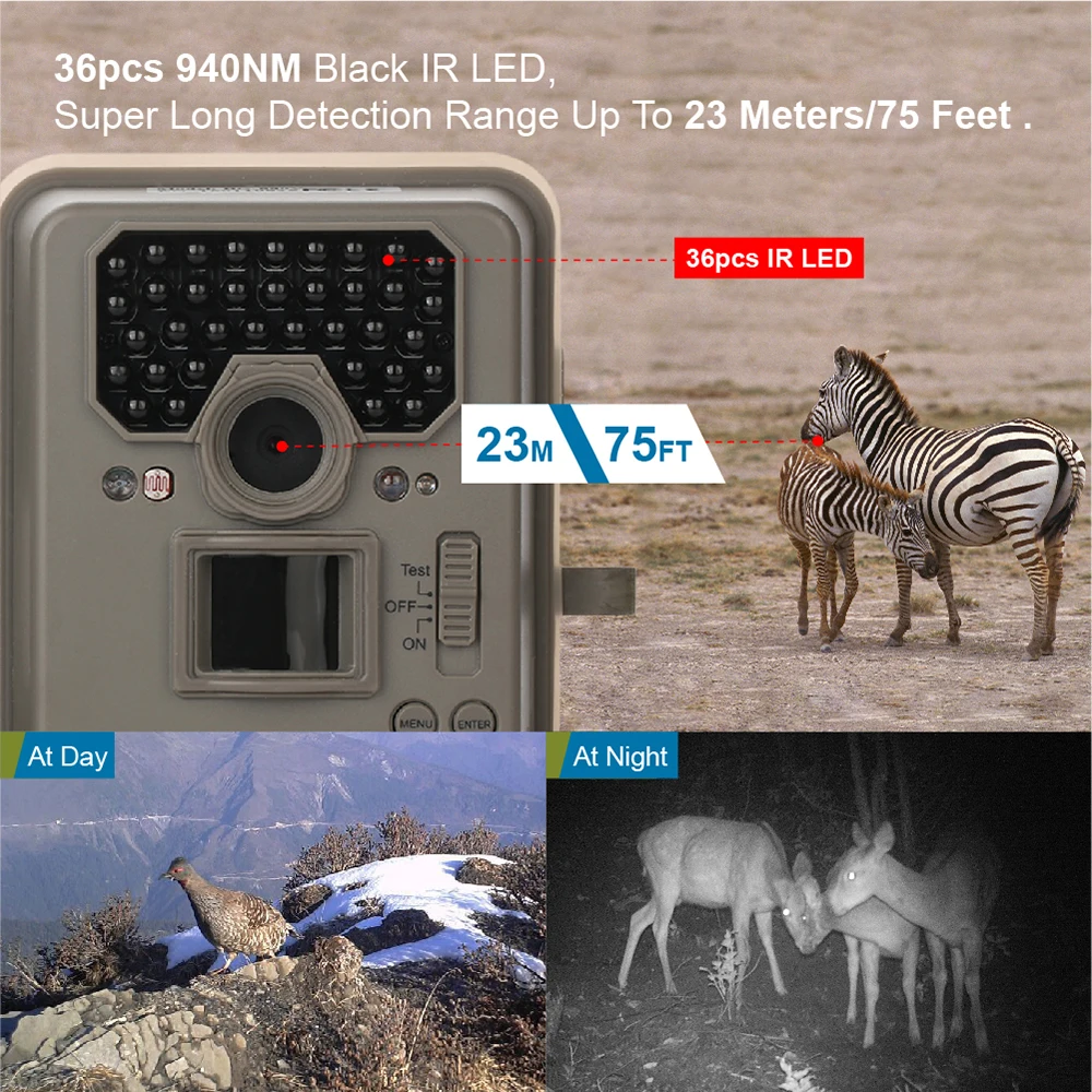 Bestguarder HD ик ночное видение охотничья камера 12 мп цифровая фотоловушка GPS дикая