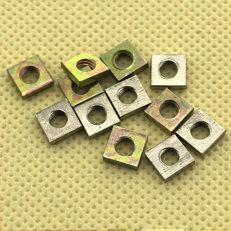 M3/M4/M5/M6GB39 цветная цинковая четырехсторонняя гайка|nut nut|m3 nutm4 nut |