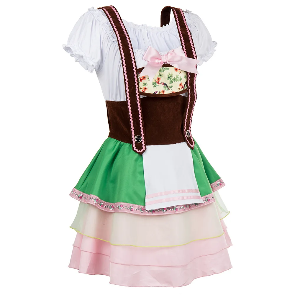Женский костюм Bavarian Dirndl Октоберфест для девочек взрослых карнавал вечеринка