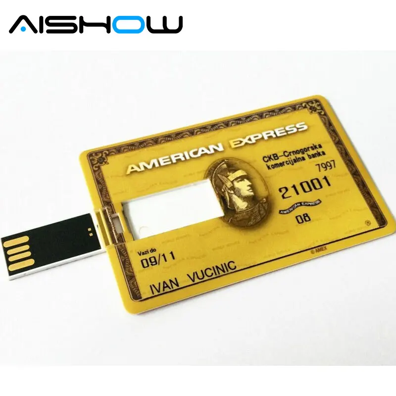 Waterproof USB Flash Drive Pen 4GB 8GB 16GB 32GB 64GB Bank Credit Card Shape Memory Stick pendrive u disk flash card | Компьютеры и